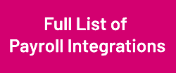 Full List of Payroll Integrations